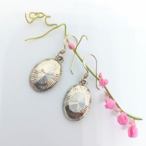 Sterling silver drop earrings